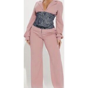 Fashion nova Fiona Blazer Pants Set Size 3x